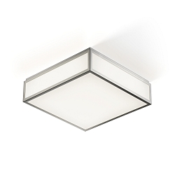 Applique et plafonnier BAUHAUS 3 N LED IP44, nickel satin� gradable
