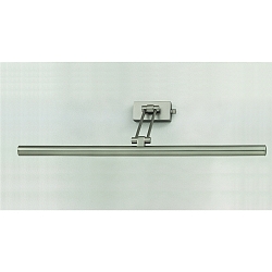 Luminaire mural DIM 60 G9 IP20, nickel satiné gradable