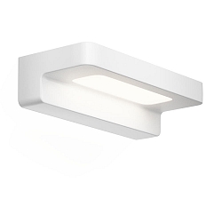 Luminaire mural FORM 20 LED IP44, blanc mat gradable