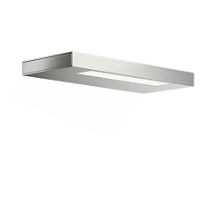 Luminaire mural SLIM 24 N LED IP44, nickel satin� 
