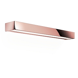 Luminaire mural BOX 60 N LED haut bas, angulaire IP44, scintillant, or rose gradable