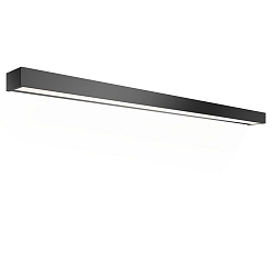 LED Wall luminaire BOX 120 N LED, 65,6W, 3000K, 9960lm, IP44, black matt