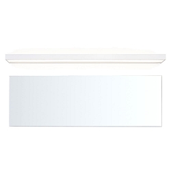 Luminaire mural BOX 150 N LED IP44, blanc mat gradable