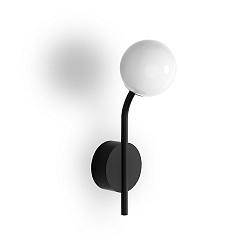 Wall luminaire PEP ONE, G9, IP20, black matt
