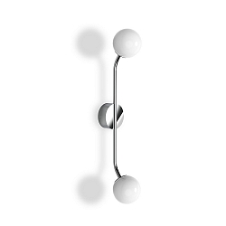 Wall luminaire PEP TWO, G9, IP20, chrome