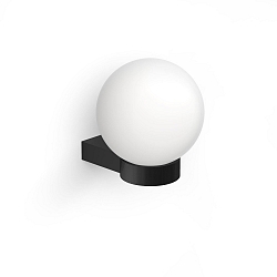 Luminaire mural CLUB LIGHT E27 IP20, opale, noir mat 