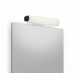 Luminaire mural RAY cylindrique, commutable IP20, noir mat 