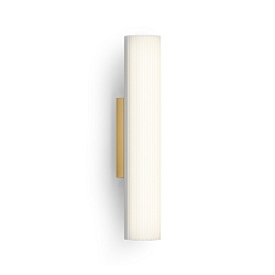 Luminaire mural RAY cylindrique, commutable IP20, or mat 