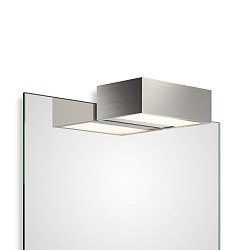 Luminaire de miroir BOX 1-15 N LED IP44, nickel satiné gradable