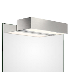 Luminaire de miroir BOX 1-25 N LED IP44, nickel satiné gradable