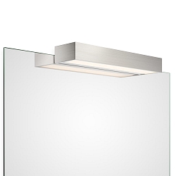 Luminaire de miroir BOX 1-40 N LED IP44, nickel satiné gradable