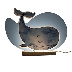 Lampe de table PAUL POTTWAL, bleu