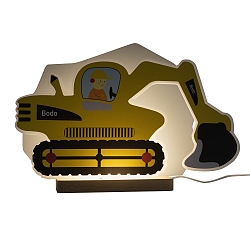 Lampe de table BAGGER, jaune