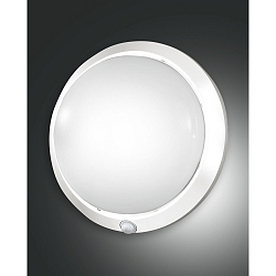 Luminaire de salle de bain ARMILLA rond, avec capteur E27 IP44, blanche gradable