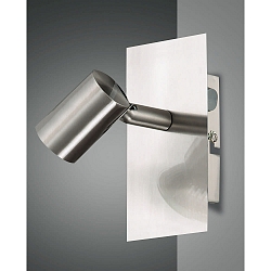 Spot TUCSON � 1 flamme GU10 IP20, nickel satin� gradable