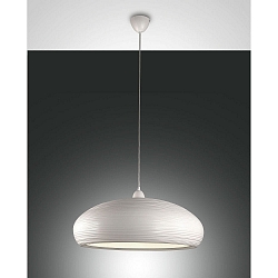 Luminaire à suspension LODGE rond E27 IP20, blanche gradable