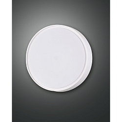 Plafonnier ext�rieur HATTON rond IP65, blanche 
