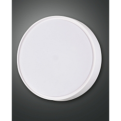 Plafonnier extérieur HATTON rond IP65, blanche 