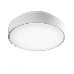 Plafonnier extérieur HATTON rond, avec capteur E27 IP65, blanche gradable