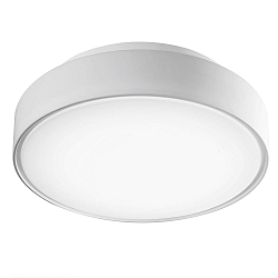 Plafonnier extérieur HATTON rond E27 IP65, blanche gradable