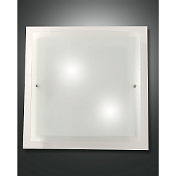 Luminaire de plafond NAXAR à 2 flammes E27 IP20, blanche