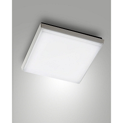 Luminaire de plafond DESDY 30 x 30CM carr�, r�sistant aux chocs, commutable IP54, blanche 