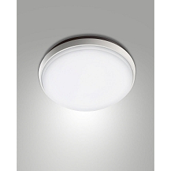 Luminaire de plafond OLLY Ø 30CM rond, résistant aux chocs, commutable IP54, blanche 