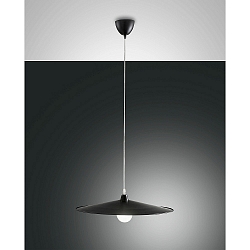 Luminaire � suspension KASA E27 compatible avec Smartluce E27 IP20, noir 