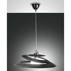 Luminaire � suspension ARAGON contr�lable par la voix, Smartluce inclus E27 IP20, noir gradable