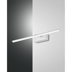 Luminaire de miroir NALA 500MM Bas, angulaire, commutable, arqué IP44, blanche 