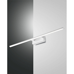 Luminaire de miroir NALA 750MM Bas, angulaire, commutable, arqué IP44, blanche 