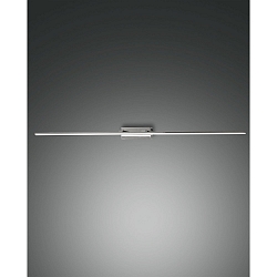 Luminaire de miroir NALA 1095MM Bas, angulaire, commutable, arqué IP44, chrome 
