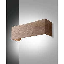 Luminaire mural BADIA haut bas, indirect IP20, ch�ne, Gris argent 