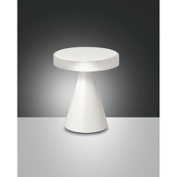 Fabas Luce NEUTRA LED Table lamp height 20cm, white