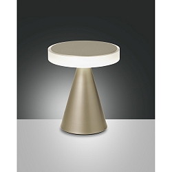 Lampe de table NEUTRA court, dimmable IP20, or mat, satin� gradable