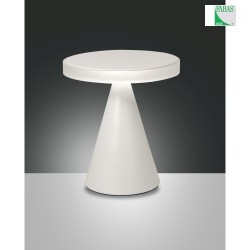 Lampe de table NEUTRA langue, dimmable IP20 satin, blanche gradable
