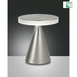 Lampe de table NEUTRA langue, dimmable IP20 nickel satin, satin gradable