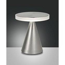 Lampe de table NEUTRA langue, dimmable IP20, nickel satin�, satin� gradable