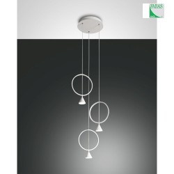 Fabas Luce SIRIO LED Pendant luminaire 40, white