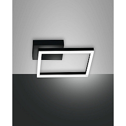 Applique et plafonnier BARD IP20, satiné, noir gradable