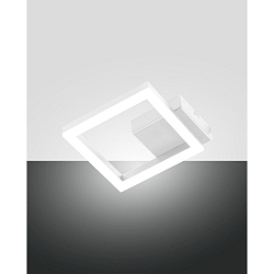 Applique et plafonnier BARD IP20, satiné, blanche gradable