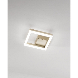 Applique et plafonnier BARD IP20, or mat, satiné gradable