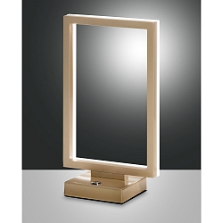 Lampe de table BARD dimmable IP20, or mat, satin� gradable