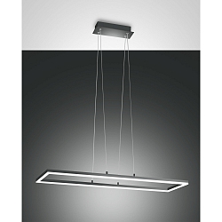 Luminaire à suspension BARD IP20, anthrazit, satiné gradable