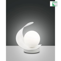 Lampe de table ADRIA avec capteur, dimmable IP20 blanche gradable