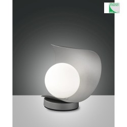 Lampe de table ADRIA avec capteur, dimmable IP20 Gris argent, blanche gradable