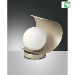 Lampe de table ADRIA avec capteur, dimmable IP20 or mat, blanche gradable