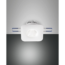Plafonnier encastr� SIGMA conducteur inclus, lot de 1 IP40, transparent, blanche 