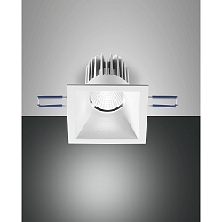 Plafonnier encastr� SIGMA conducteur inclus, lot de 1 IP40, transparent, blanche 