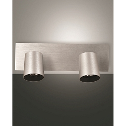 Spot MODO � 2 flammes, r�glable GU10 IP20, aluminium bross� gradable